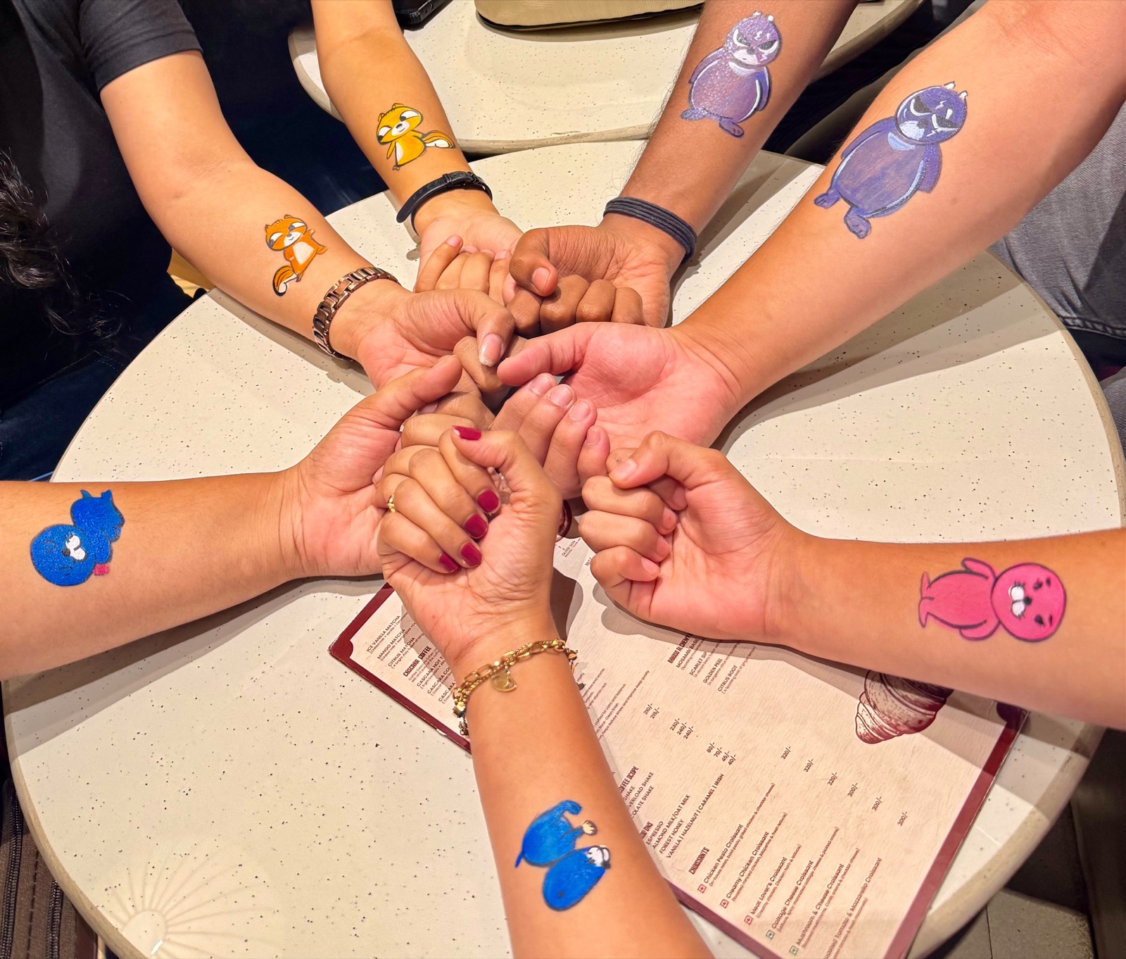 Bonobono tattoos at the Happy Family Fest